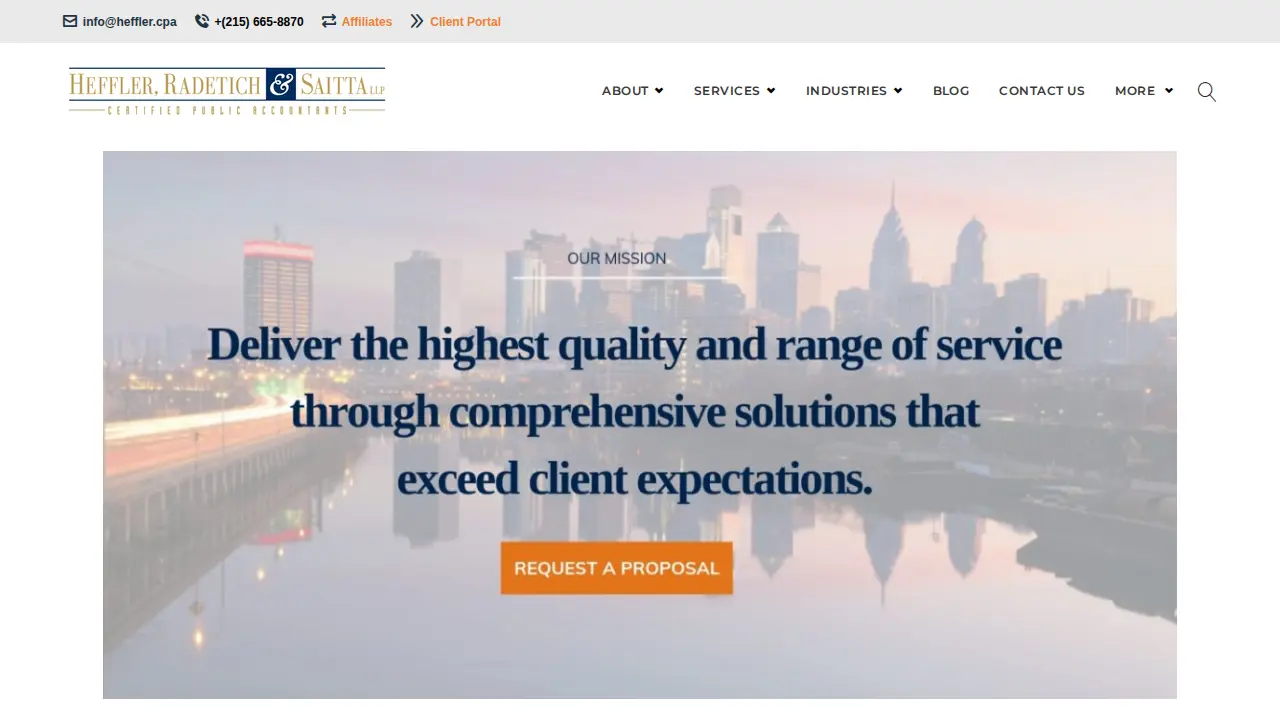 Heffler Radetich & Saitta LLP website