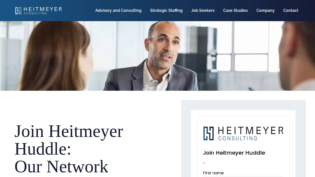 Heitmeyer Consulting page