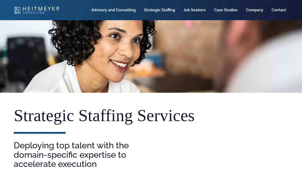 Heitmeyer Consulting page