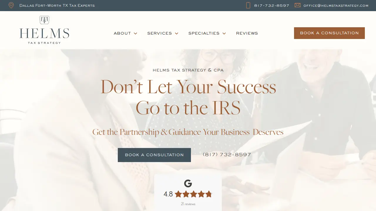 Helms Tax Strategy