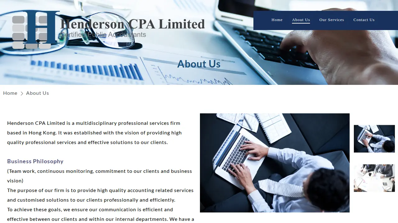Henderson CPA Limited page