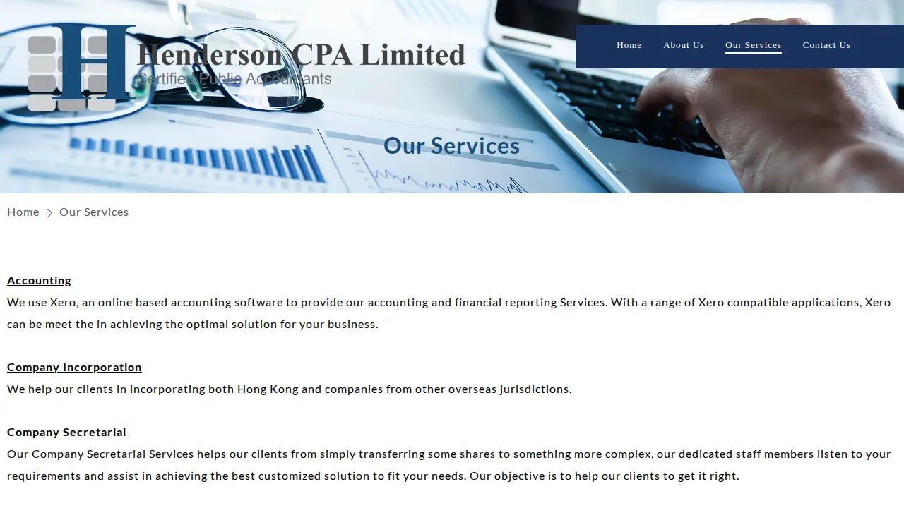 Henderson CPA Limited page