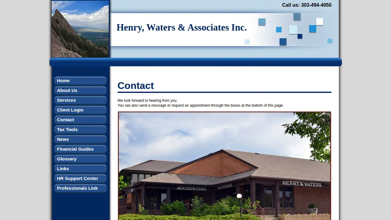 Henry Waters & Associates Inc page