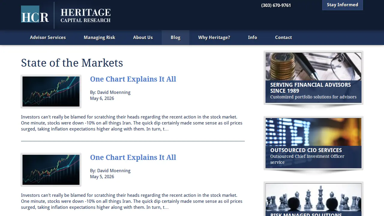 Heritage Capital Research page