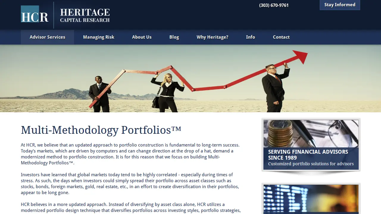 Heritage Capital Research page