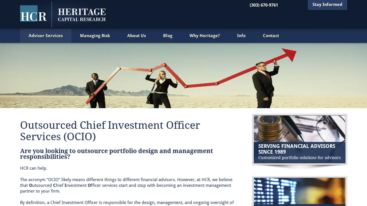 Heritage Capital Research page