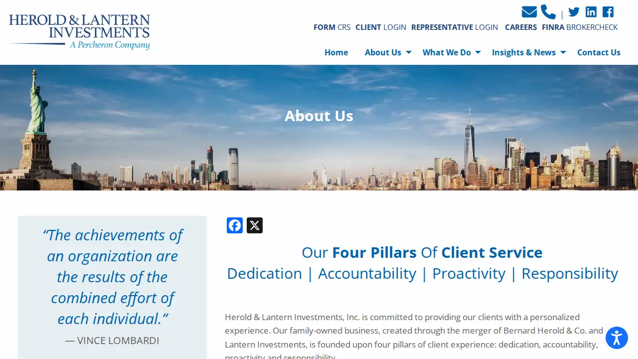 Herold & Lantern Investments page