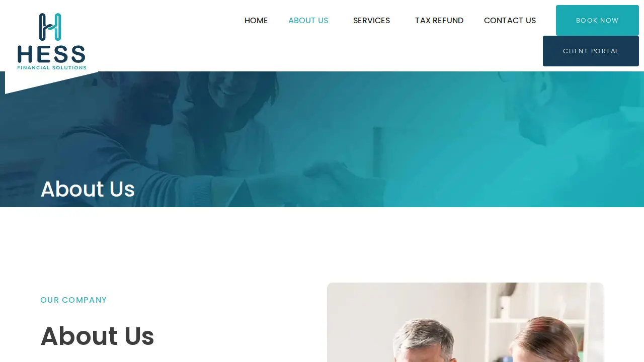 Hess Financial Solutions page