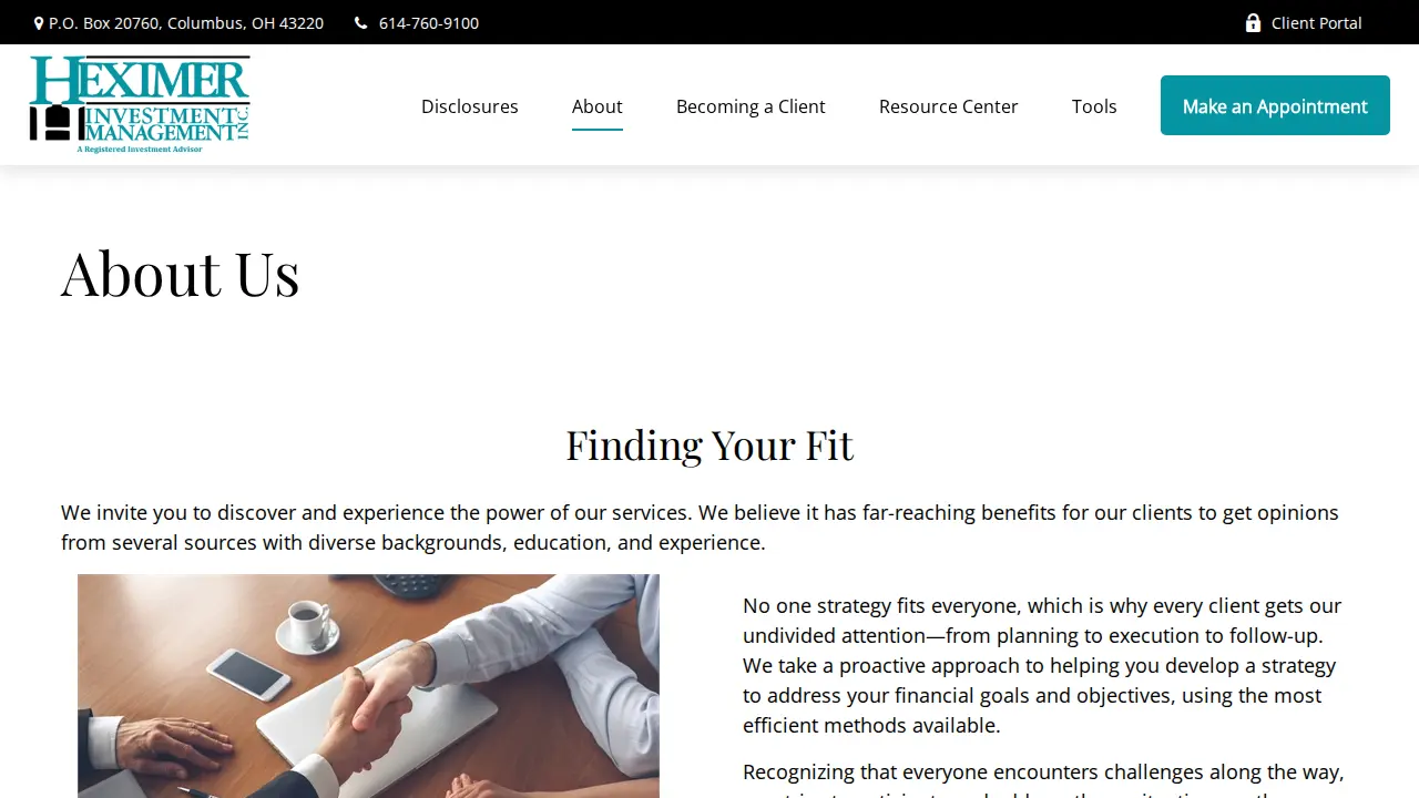 Heximer Investment Management, Inc. page