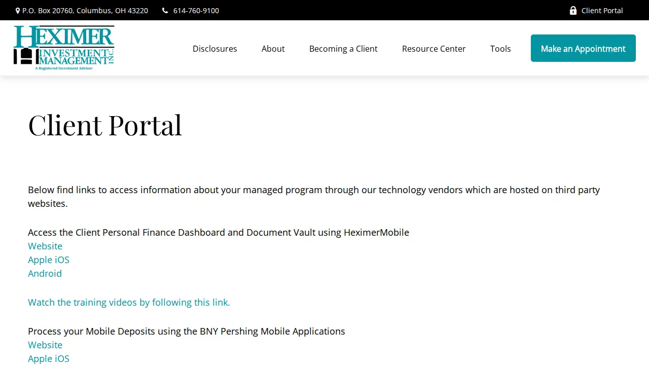 Heximer Investment Management, Inc. page