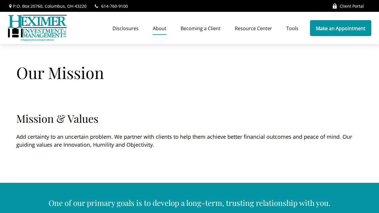 Heximer Investment Management, Inc. page