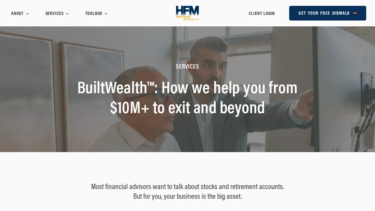HFM Investment Advisors, LLC page