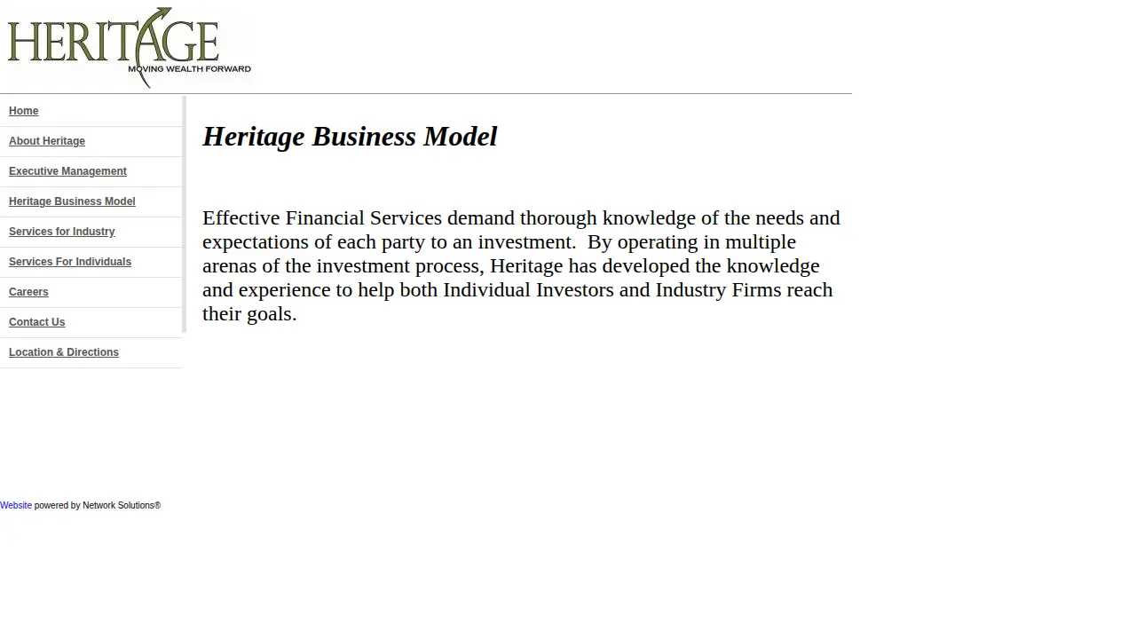 Heritage Fincorp Inc page