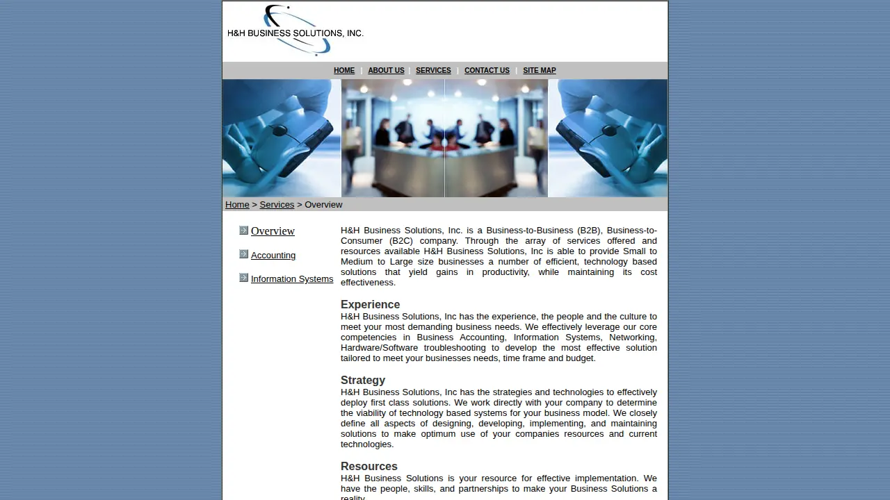 H&H BUSINESS SOLUTIONS, INC. page