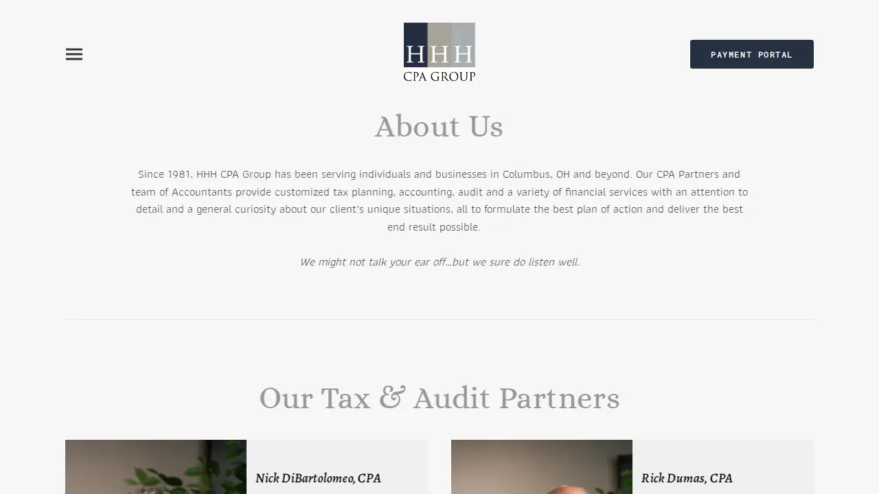 Hhhcpa Group: Dibartolomeo Nick J CPA page