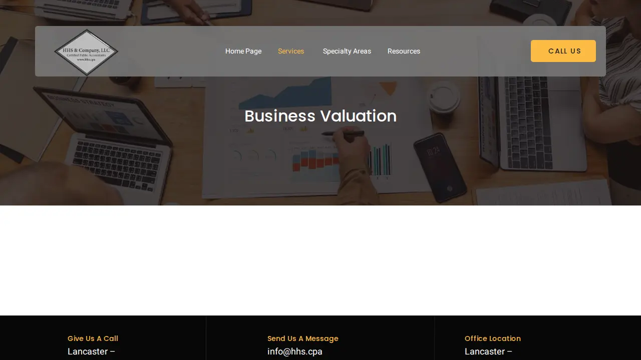 HHS & Company LLC page