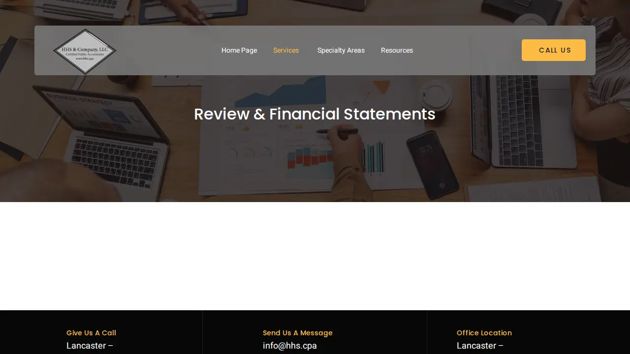 HHS & Company LLC page