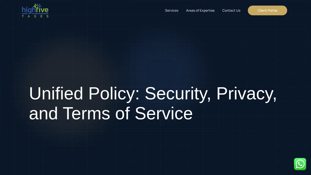 High Five Taxes page