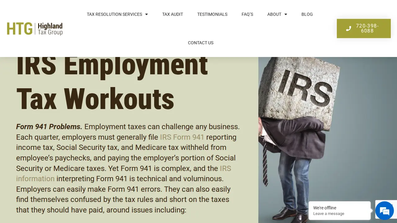 Highland Tax Group, Inc. page