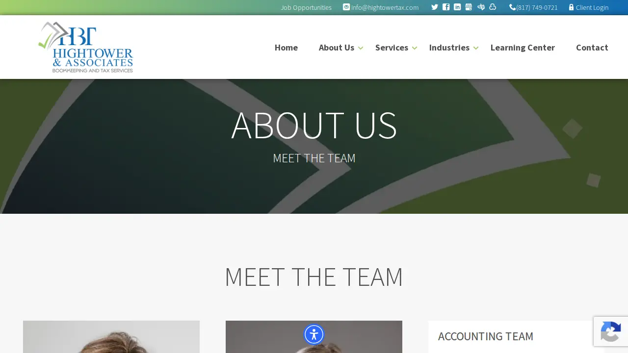 Hightower and Associates Bookkeeping and Tax Service page