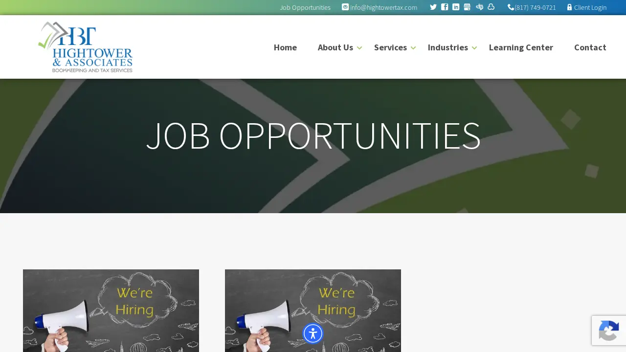 Hightower and Associates Bookkeeping and Tax Service page