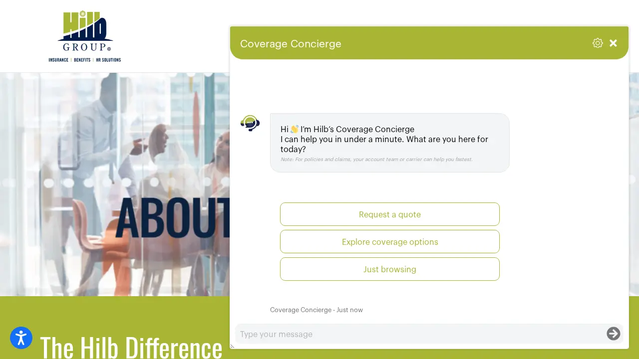 Hilb Group Managed Payroll Solutions page