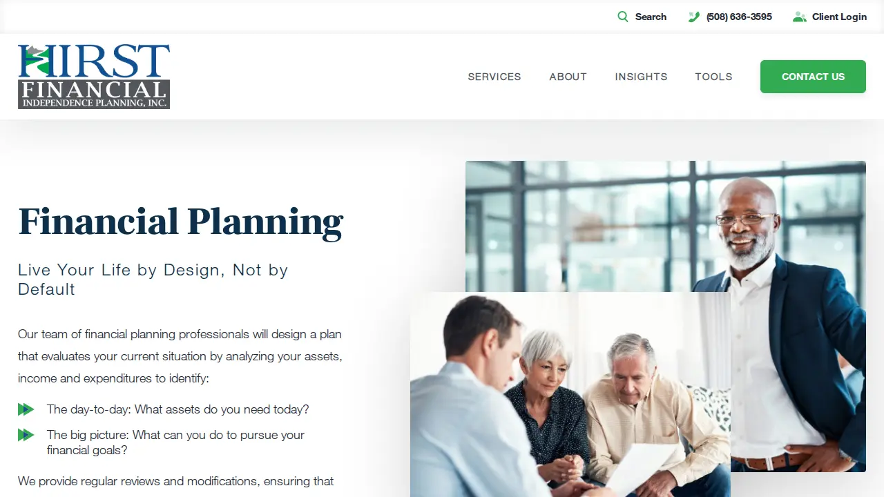 Hirst Financial Independence Planning, Inc. page