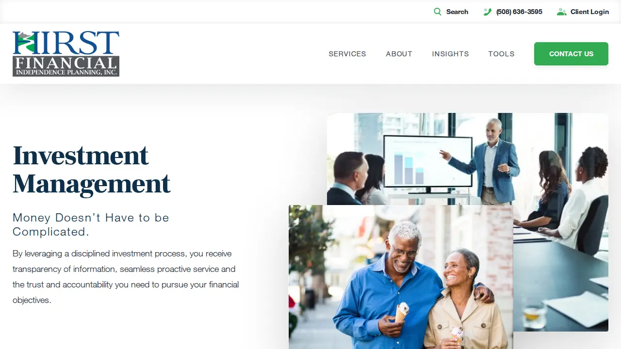 Hirst Financial Independence Planning, Inc. page