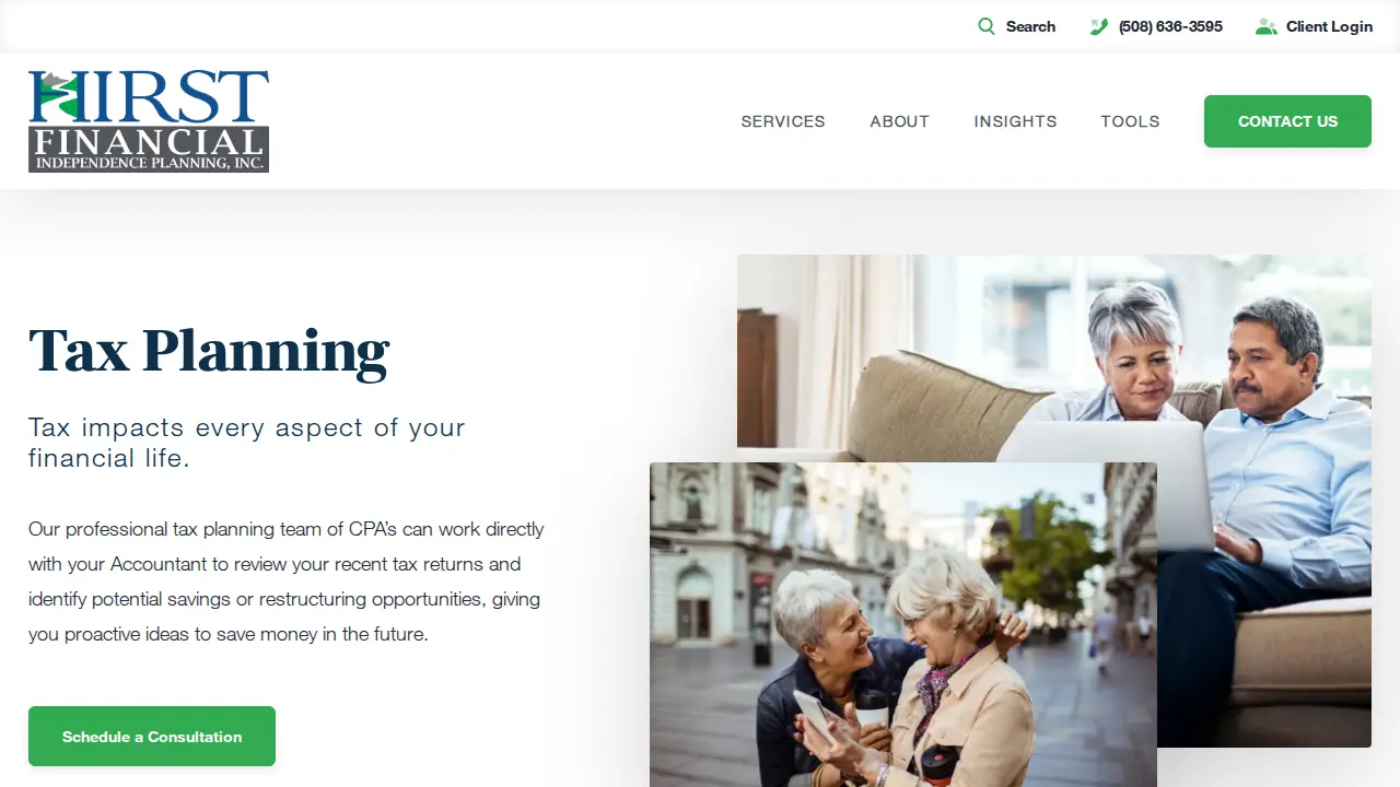 Hirst Financial Independence Planning, Inc. page