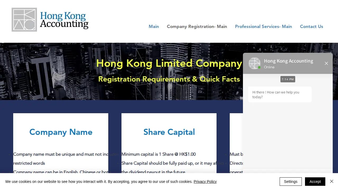 Hong Kong Accounting 香港會計 page