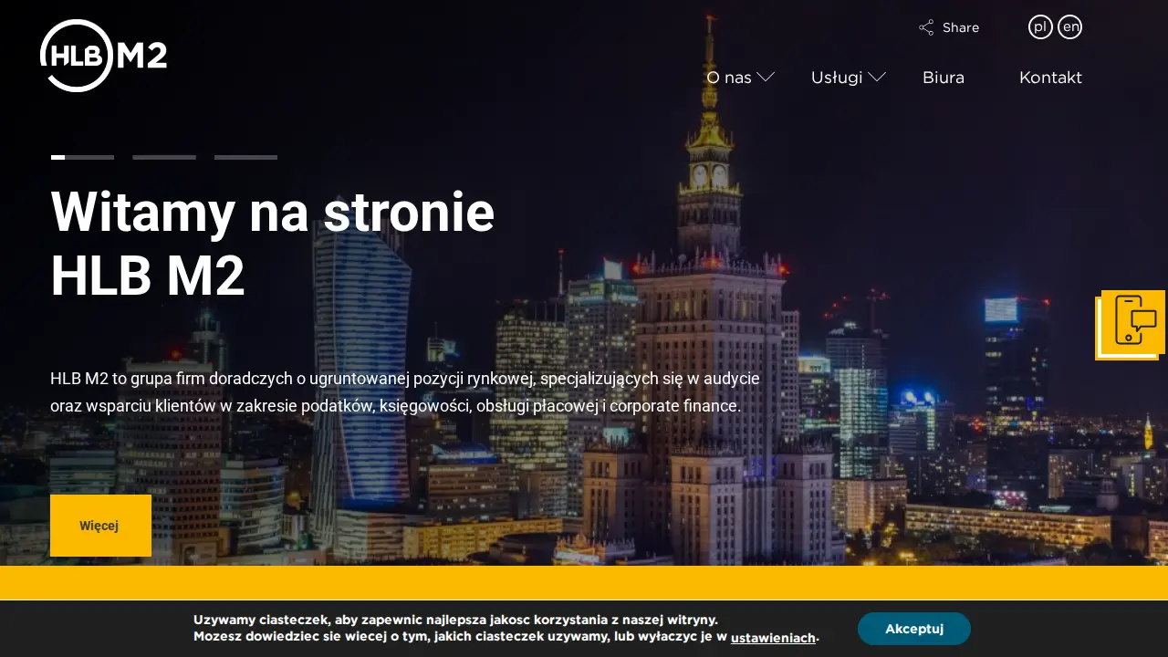 HLB M2 Tax & Audit | Audyt finansowy | Usługi doradcze website