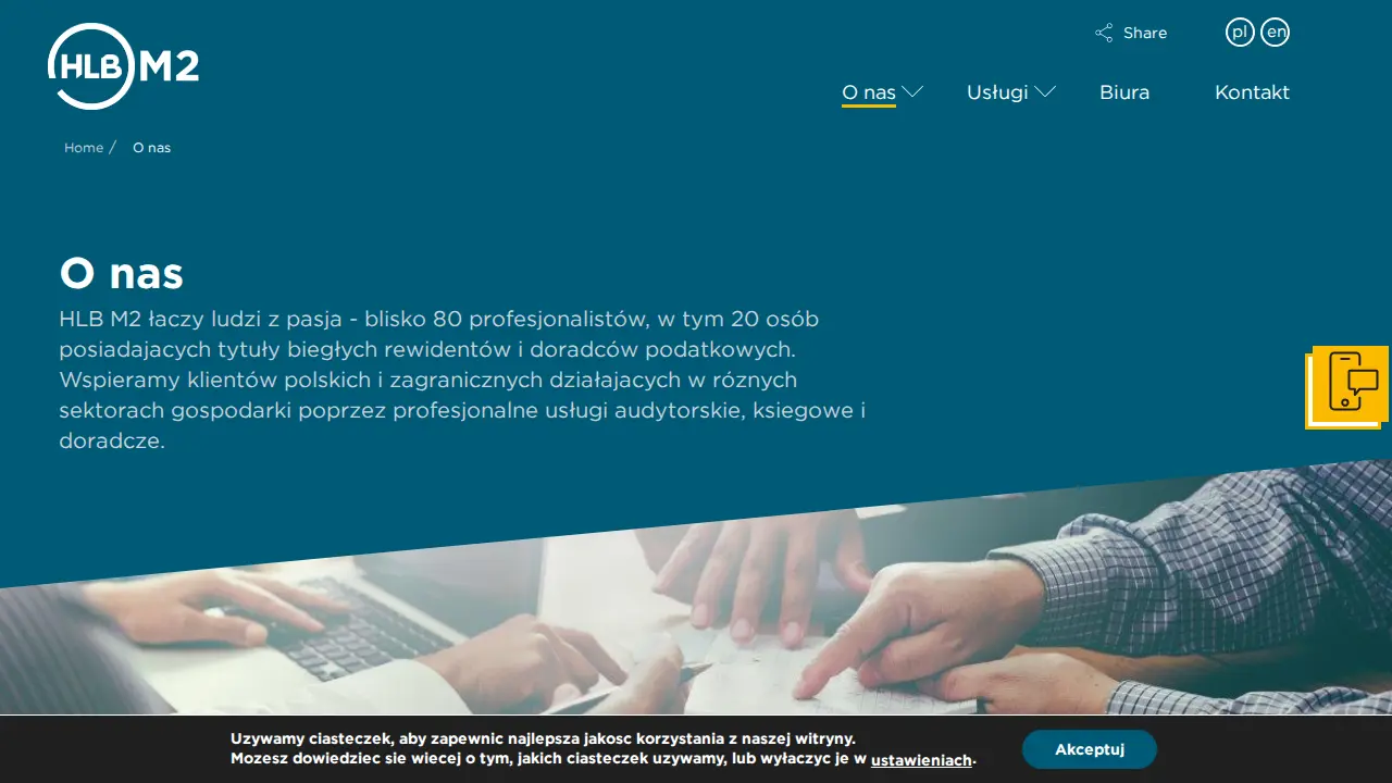 HLB M2 Tax & Audit | Audyt finansowy | Usługi doradcze page