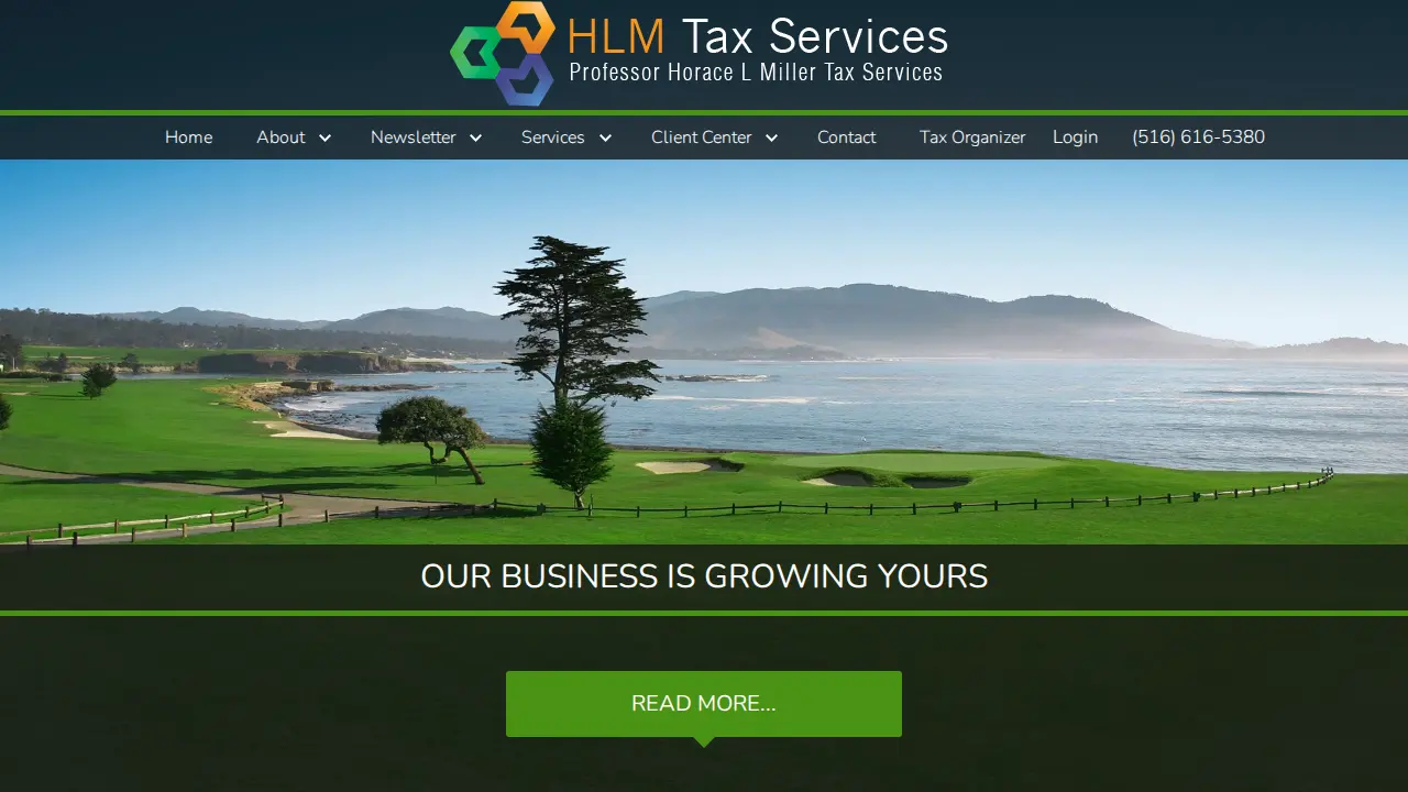 Professor Horace L Miller Tax Services page