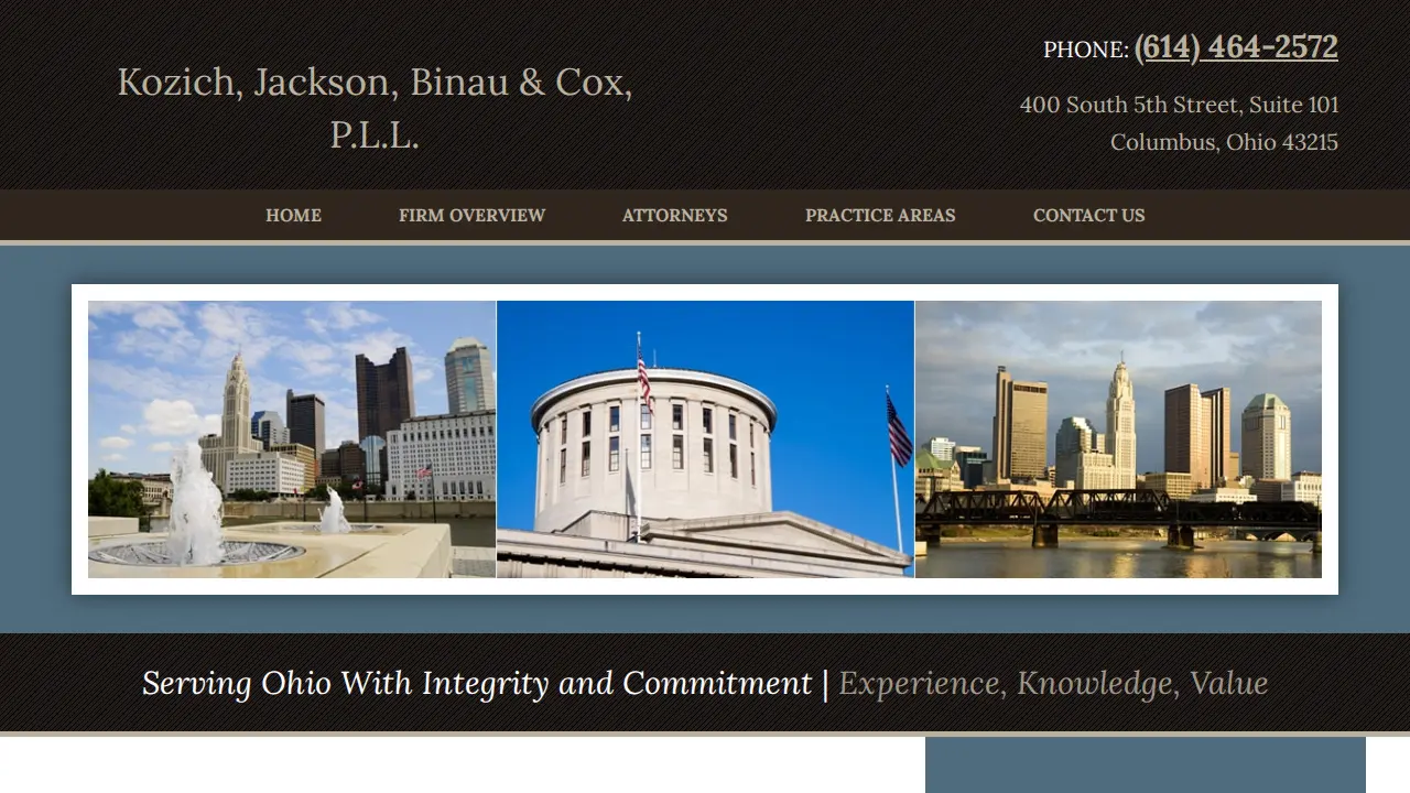 Harris Mc Clellan Binau & Cox website