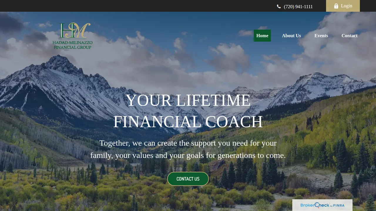 Hadad-Milinazzo Financial Group, Inc. website