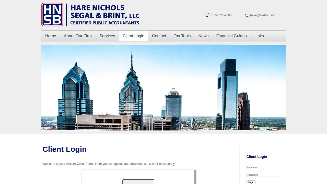 Hare Nichols Segal & Brint LLC CPAs page