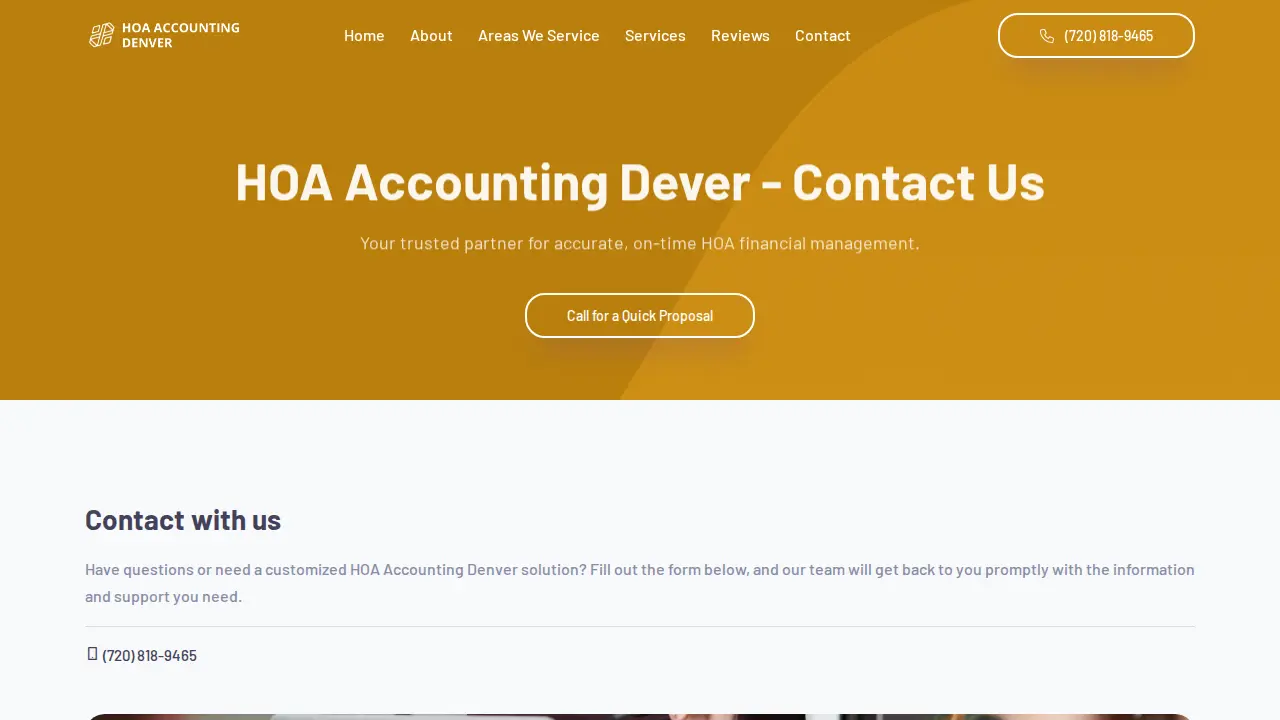 HOA Accounting Company page