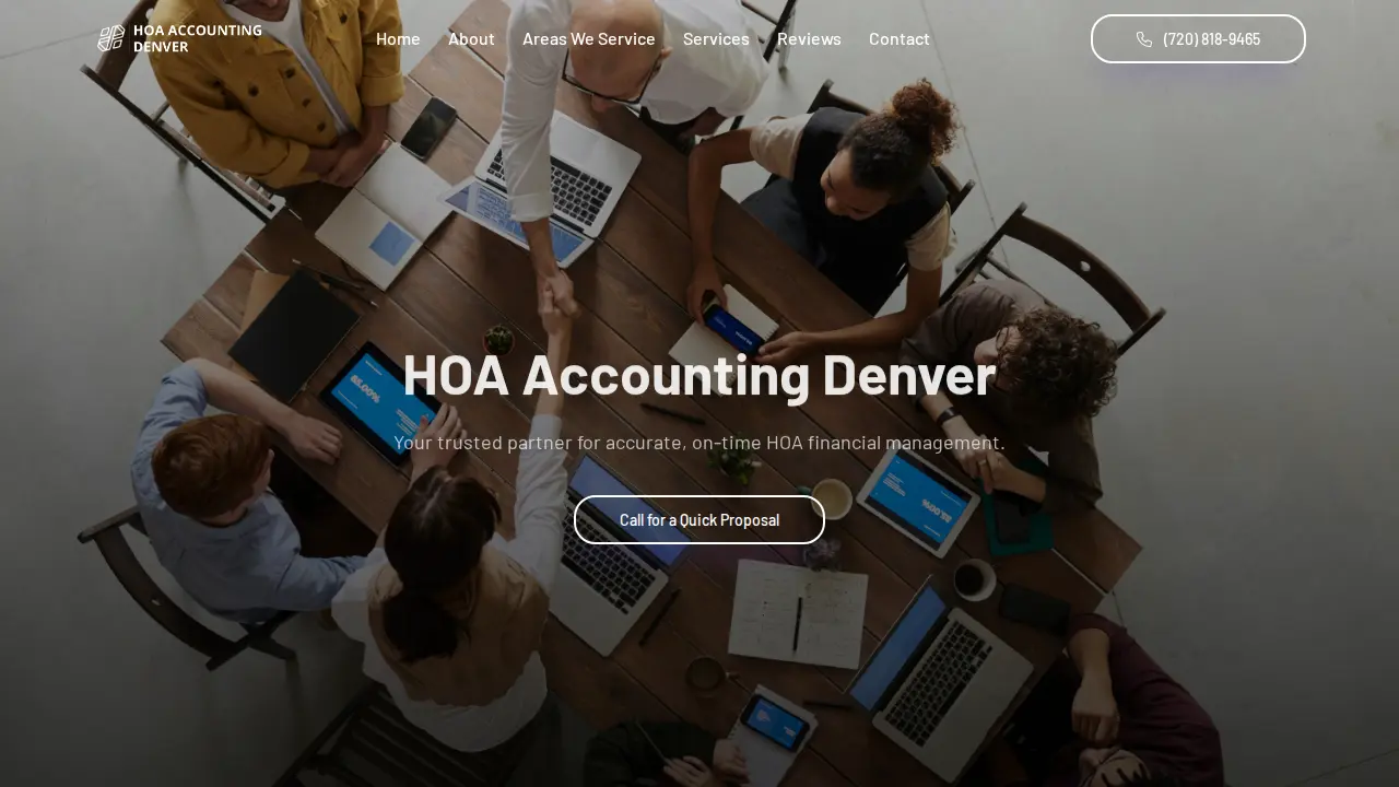 HOA Accounting Company page