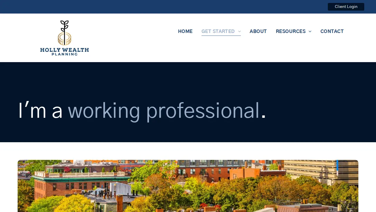 Holly Wealth Planning page