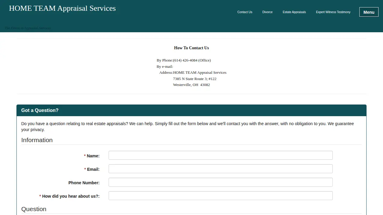 HOME TEAM Appraisal Services