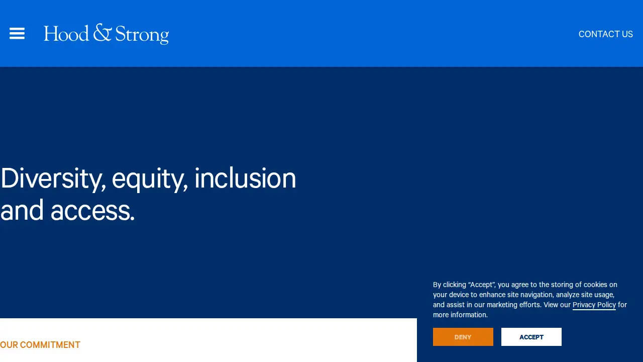 Hood & Strong LLP page