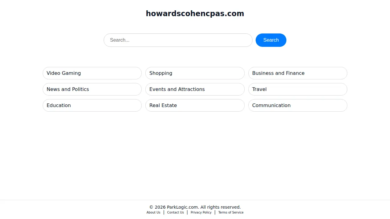 Howard S Cohen PC, CPA page