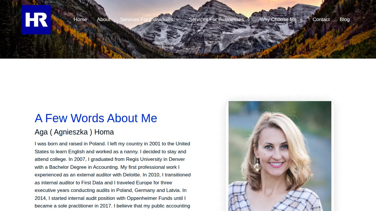 Homa-Rickert, CPA page