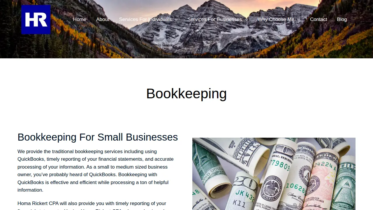 Homa-Rickert, CPA page