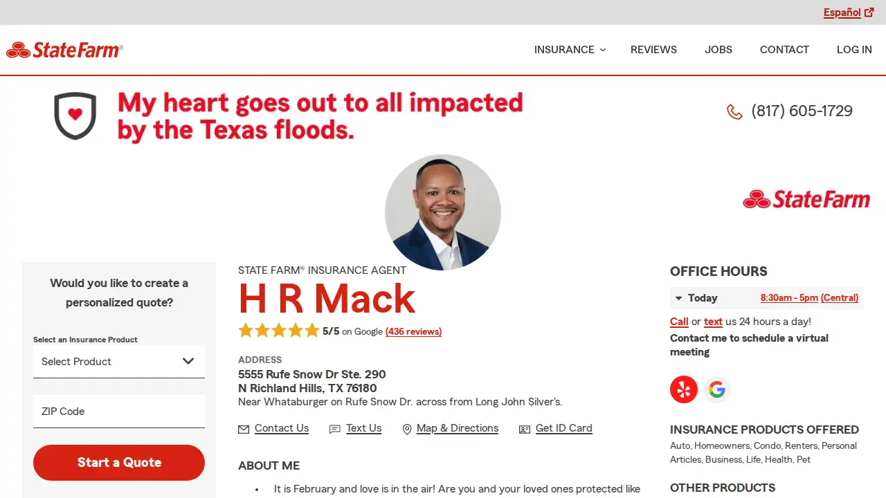 H R Mack - State Farm Insurance Agent