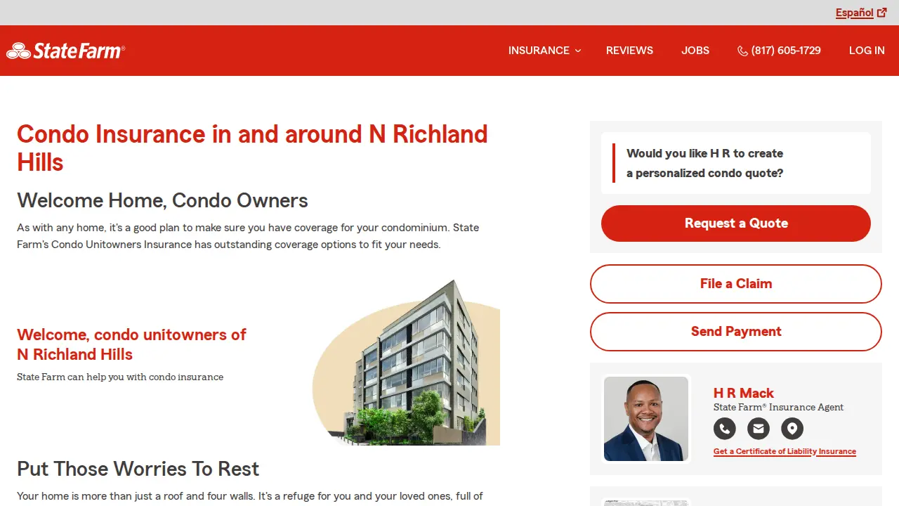 H R Mack - State Farm Insurance Agent page