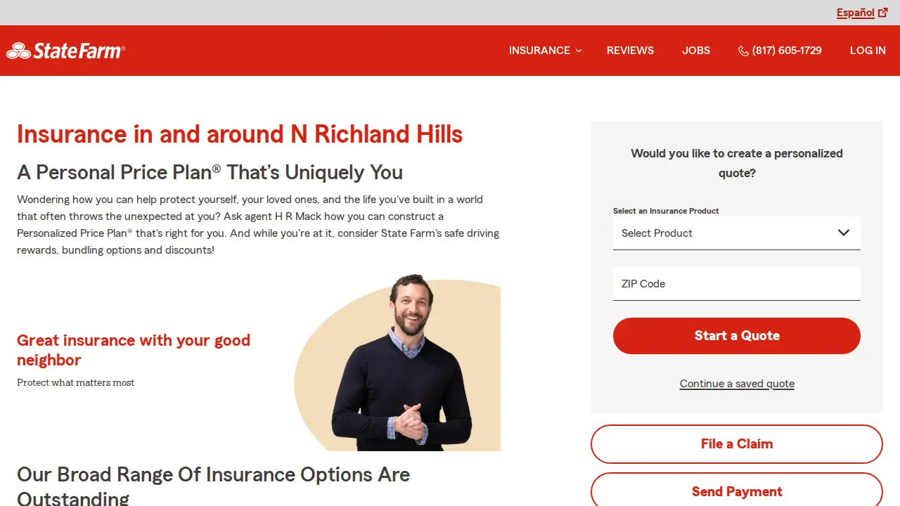 H R Mack - State Farm Insurance Agent page