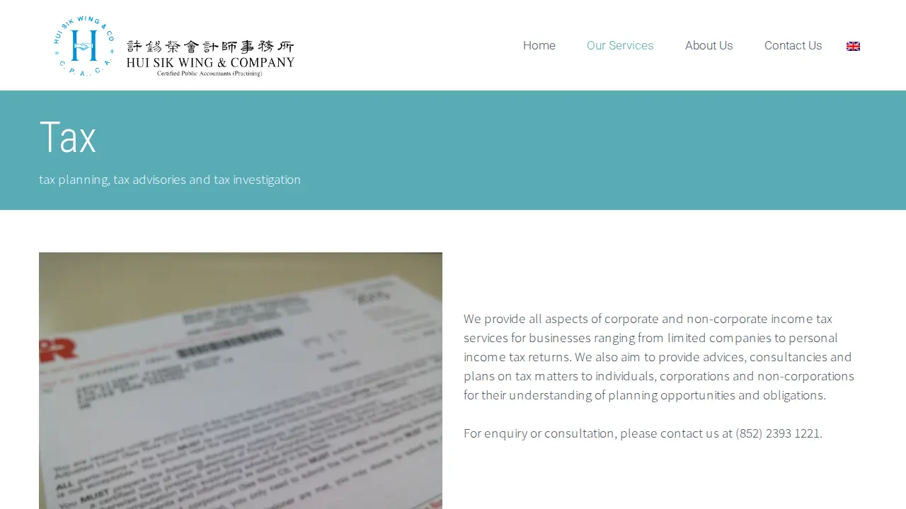 Hui Sik Wing & Company page