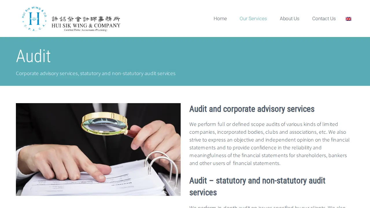 Hui Sik Wing & Company page