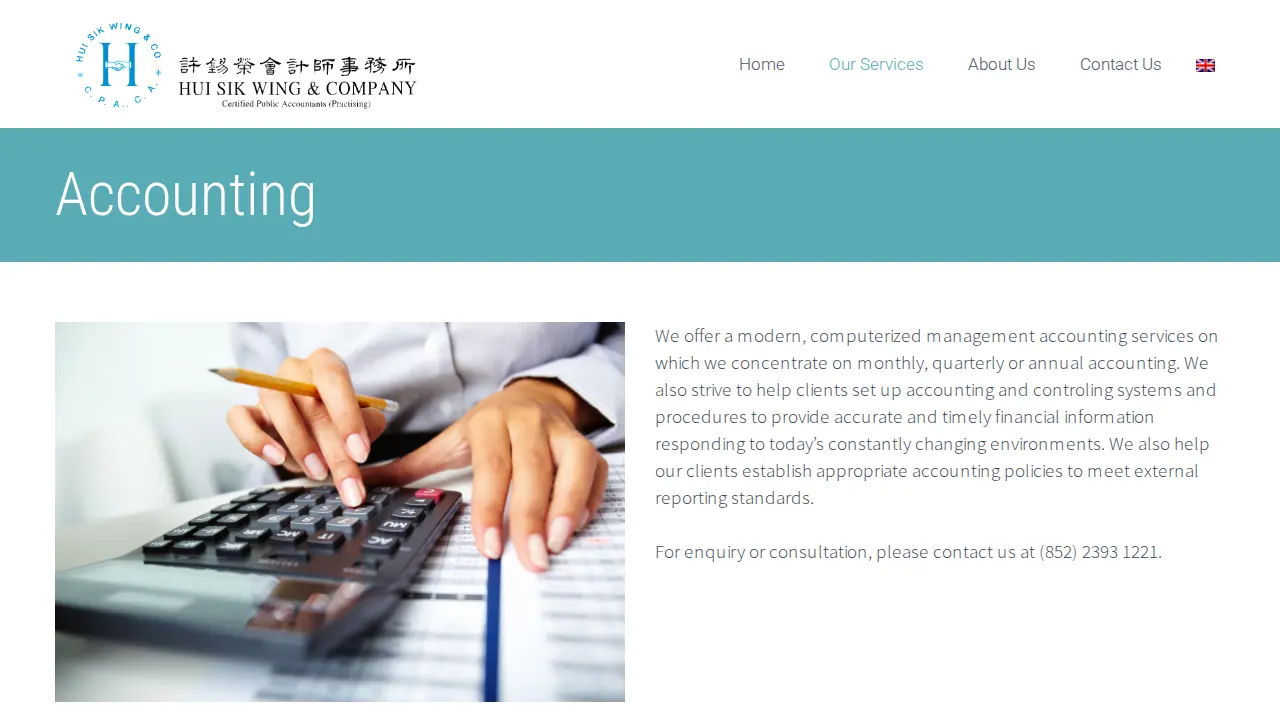 Hui Sik Wing & Company page